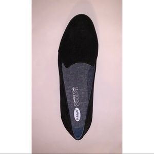 Black Slip-on Dawned Wedge